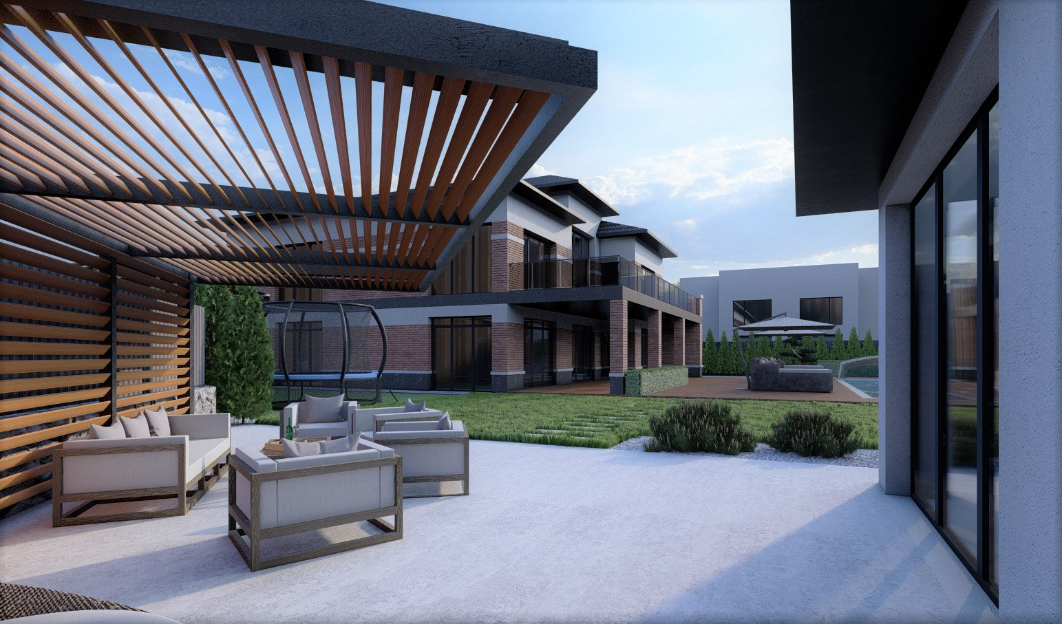 Ternopil附近的别墅花园景观设计项目丨Gardener-9