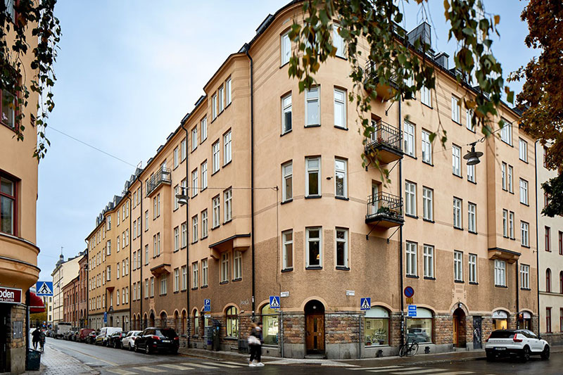 斯德哥尔摩黑白公寓，绿植细节打造舒适空间-31