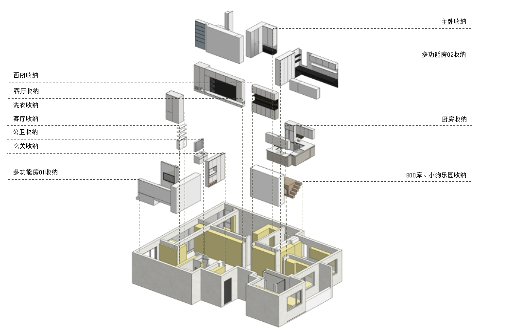 YUJINGDESIGN·现代极简&包豪斯，人宠和谐空间-29