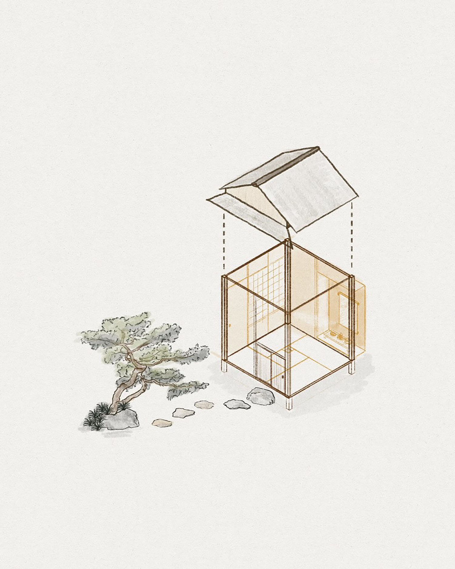 自然中的静谧沉思-64