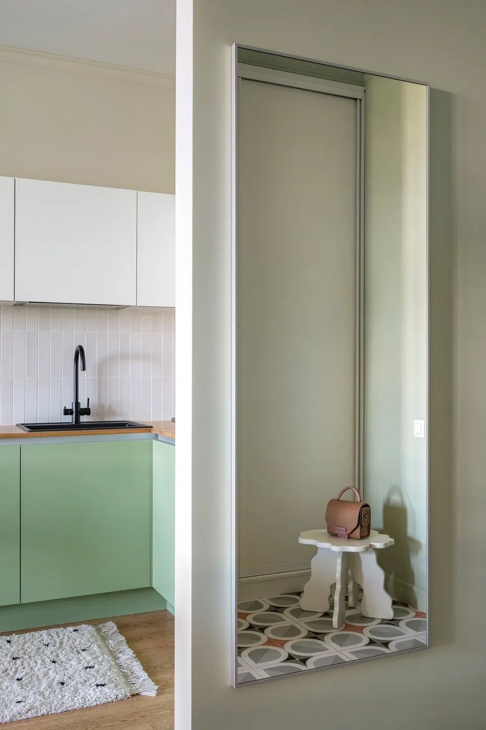 60㎡斯堪的纳维亚公寓设计丨Anastasia Zarkua-38