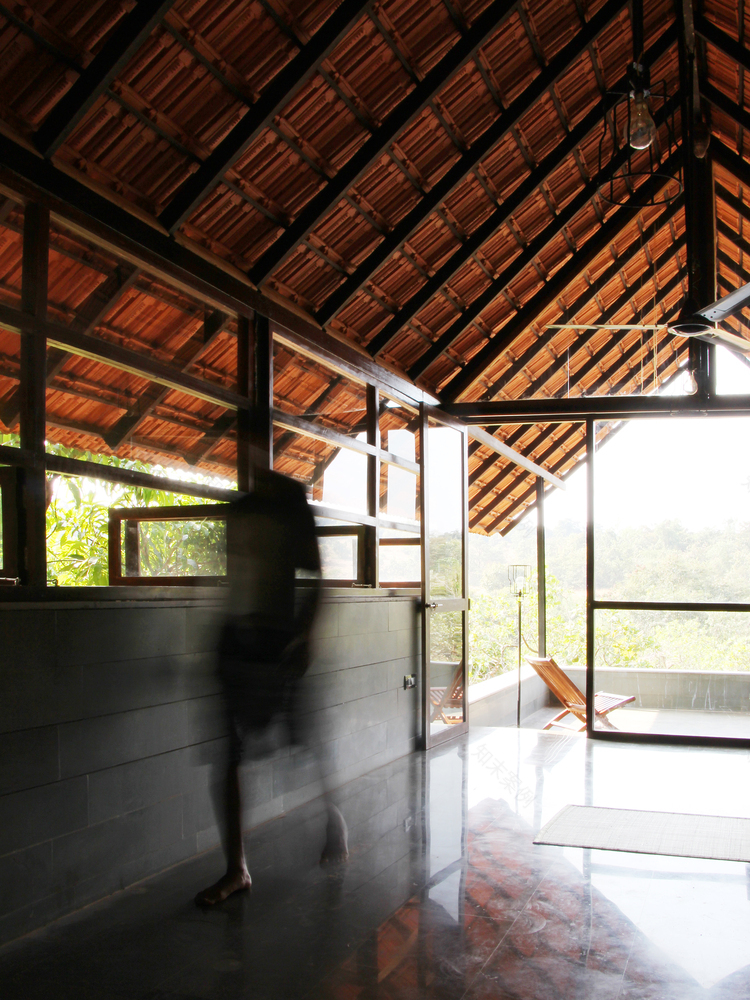 印度乡间绿意盎然的退休之家-28