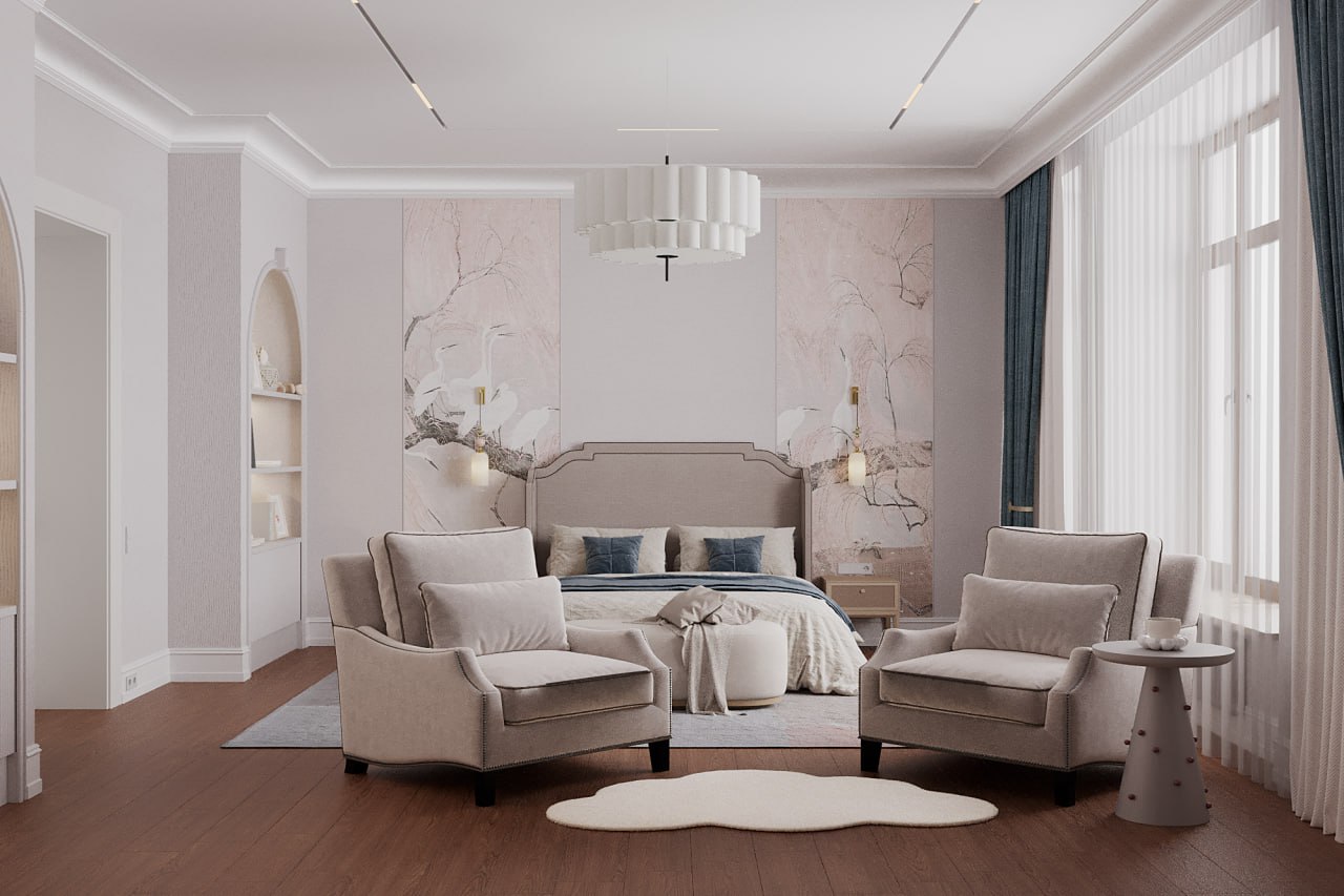 Детская спальня для девочки | Частный дом | Барвиха-0