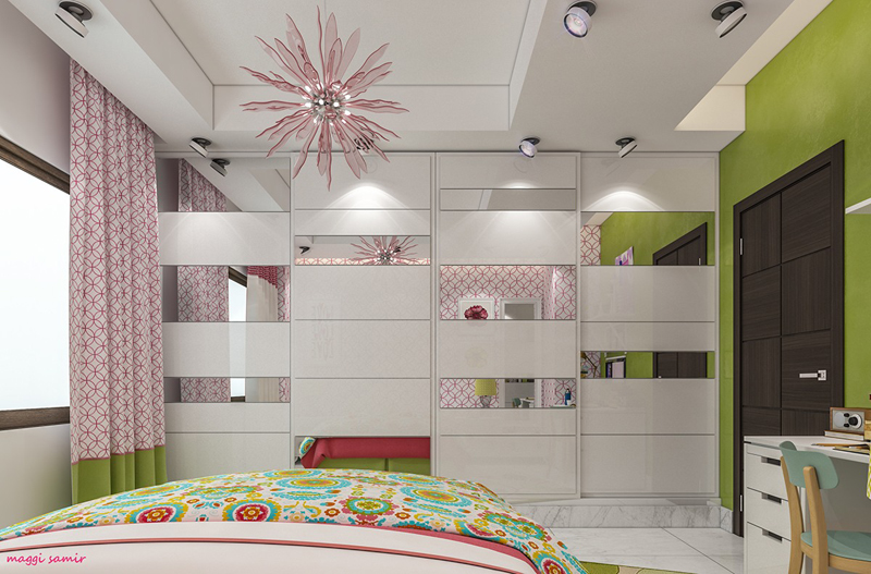 色彩鲜艳和现代的儿童卧室设计思路-18