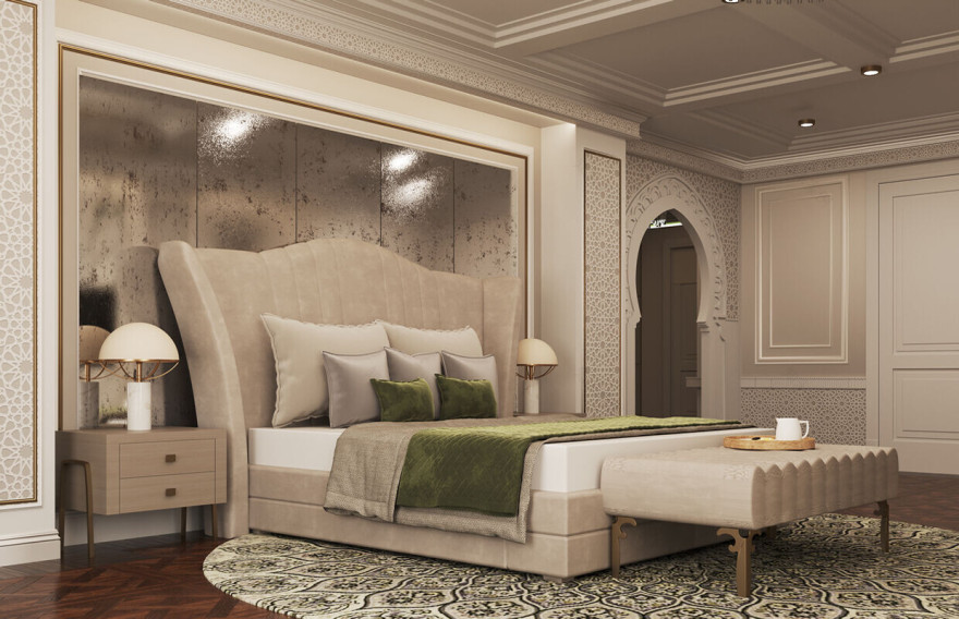 摩洛哥风情,现代奢华——Movenpick Hotel 皇家套房设计-17