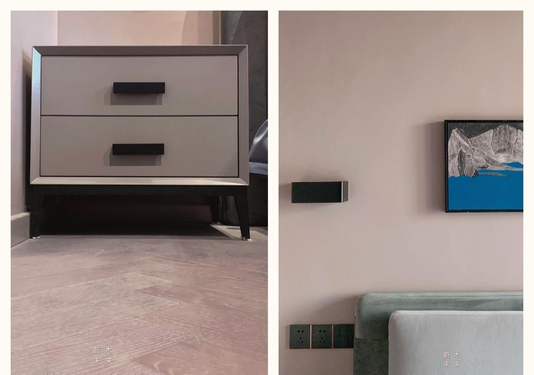 蔚木未来室内建筑设计丨平层丨沉 浸 | 暮色邃蓝-36