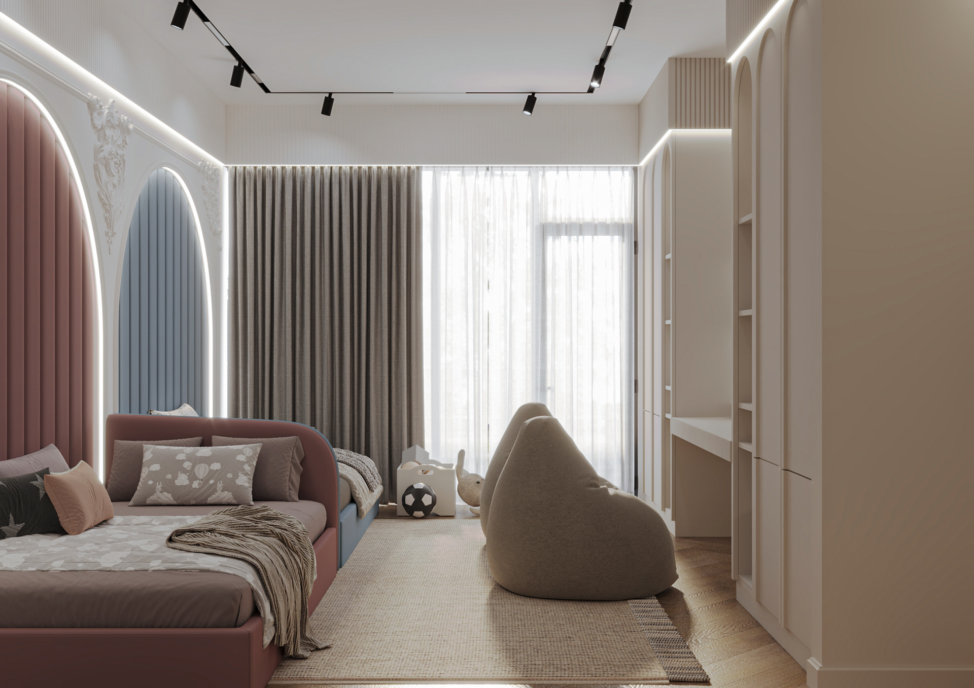 Neoclassic apartment design-45