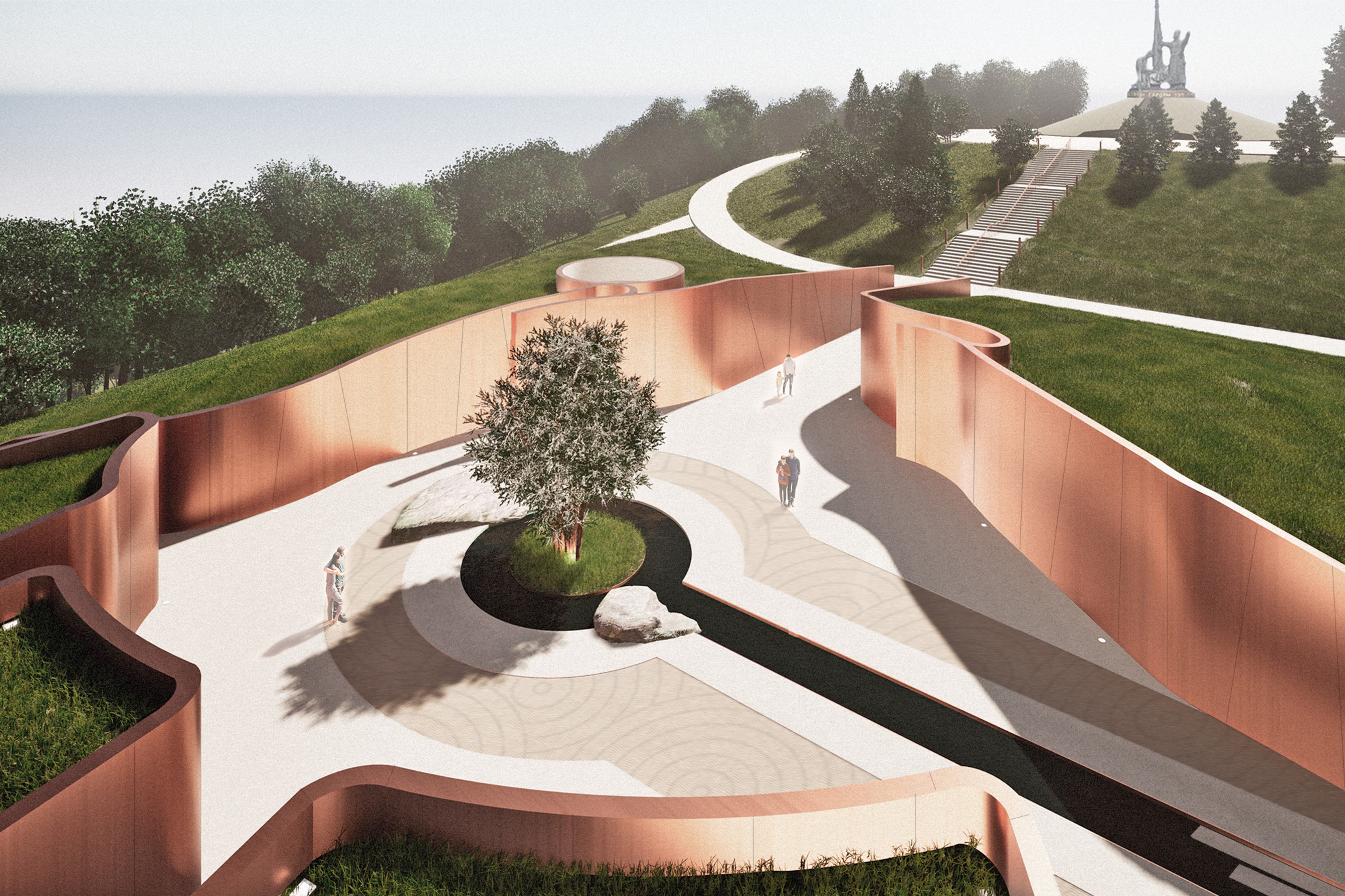 Чебоксары市“Победа”纪念公园纪念建筑及景观设计竞赛项目丨俄罗斯-88