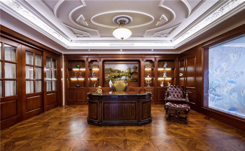 欧式浪漫情调的极致演绎——某顶豪客厅设计-7