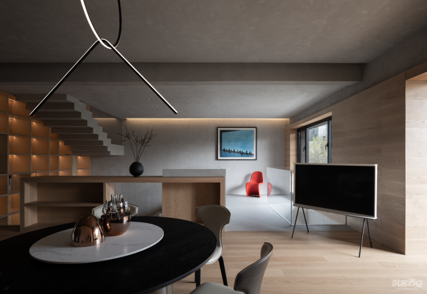 华侨城108坊别墅空间设计丨中国西安丨ANGSTUDIO-79