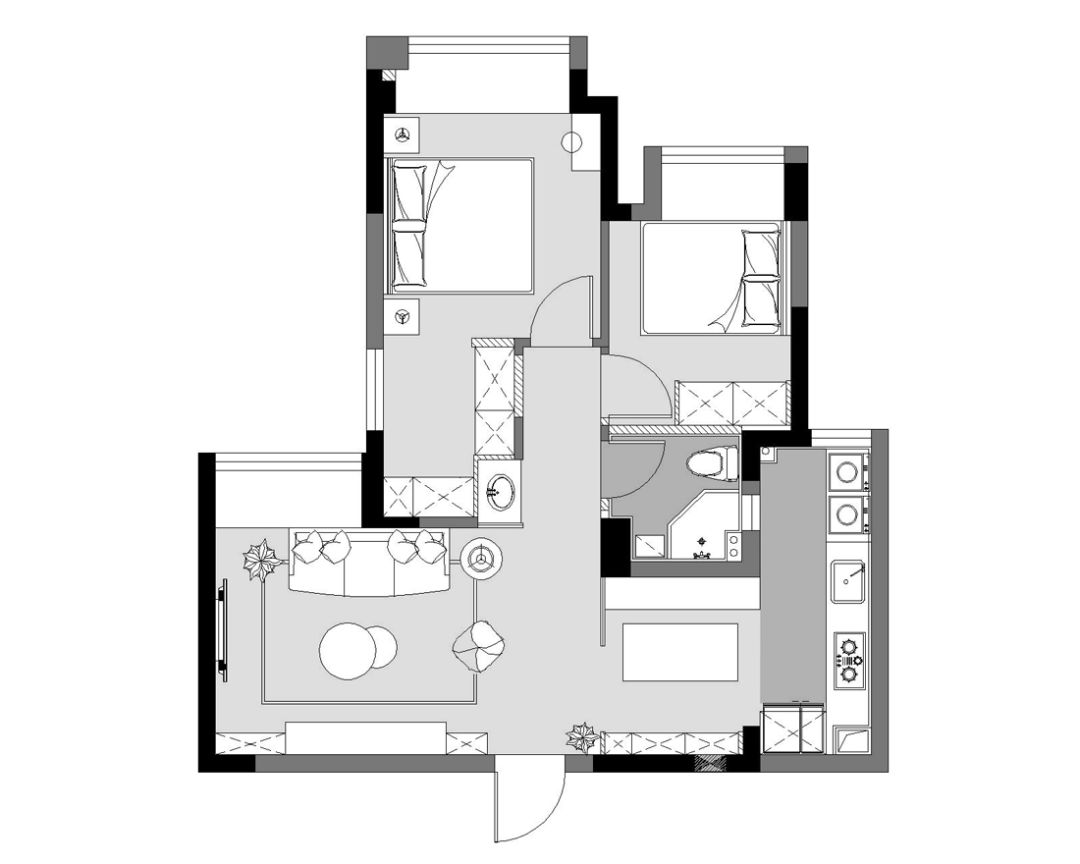 成都暖色调度假房丨中国成都丨清羽设计-14
