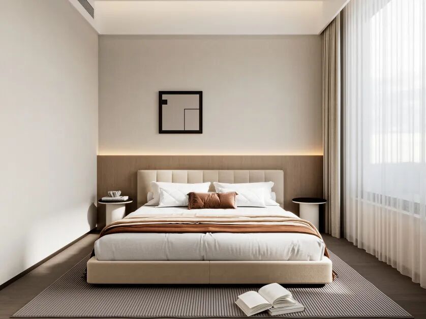 268㎡现代简约丨湖山一品丨中国湖南丨纵向·空间设计-16