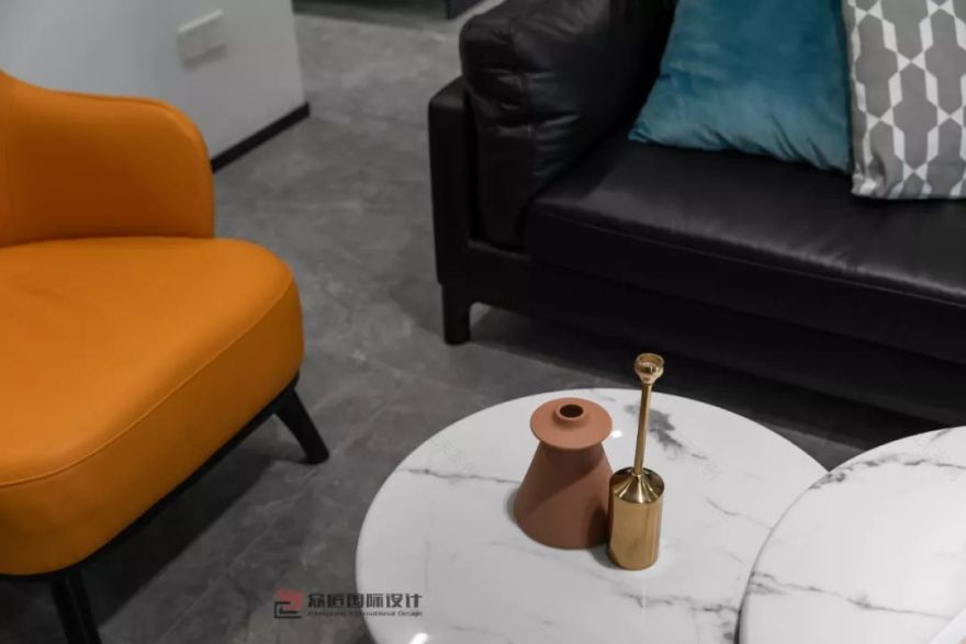 现代黑白灰格调的格林花园 120㎡设计-27