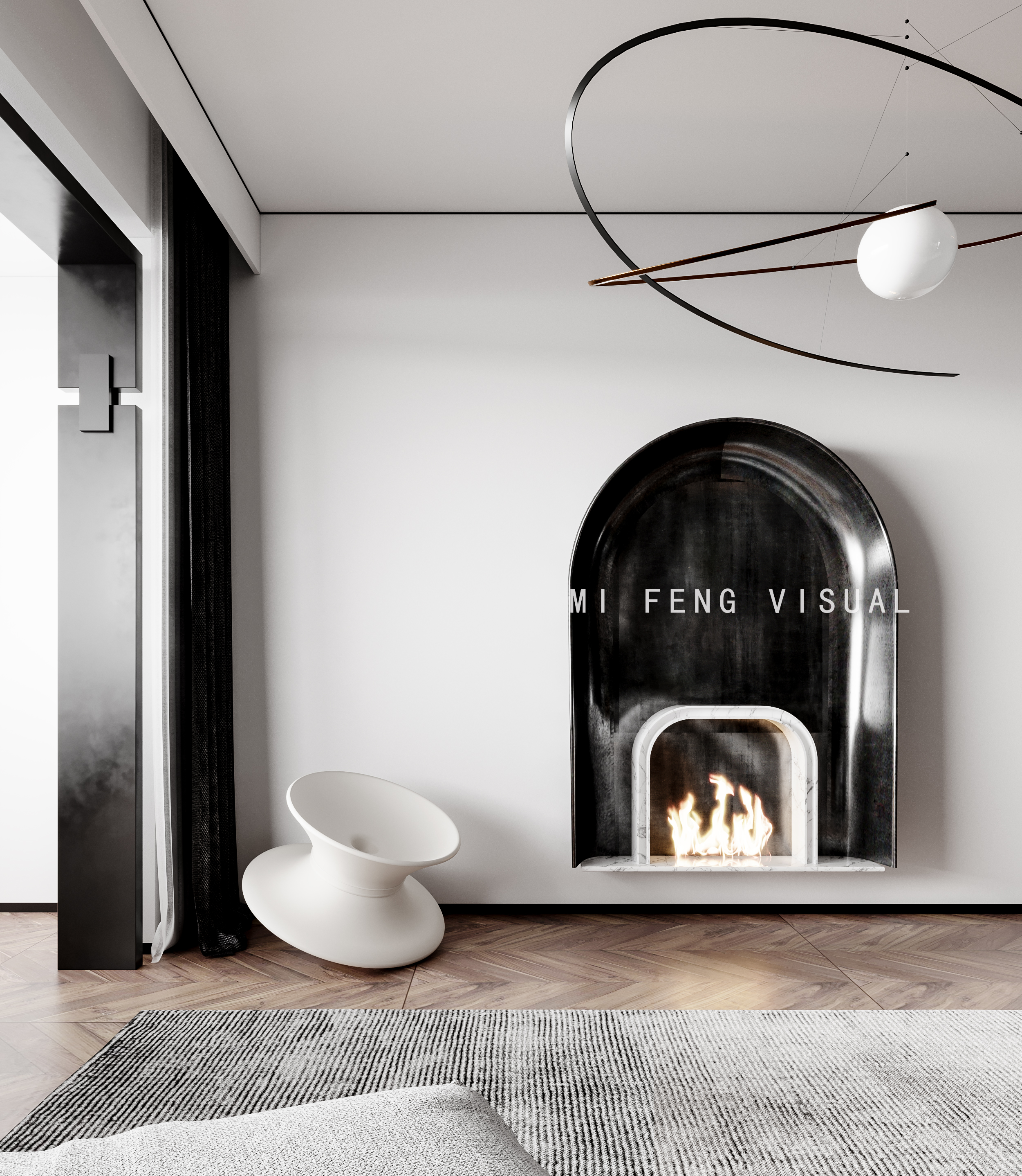 深色调的魅力演绎——某知名设计师项目案例-1