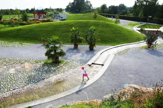 创意铺装设计，草坪与硬质材料的美妙融合-67