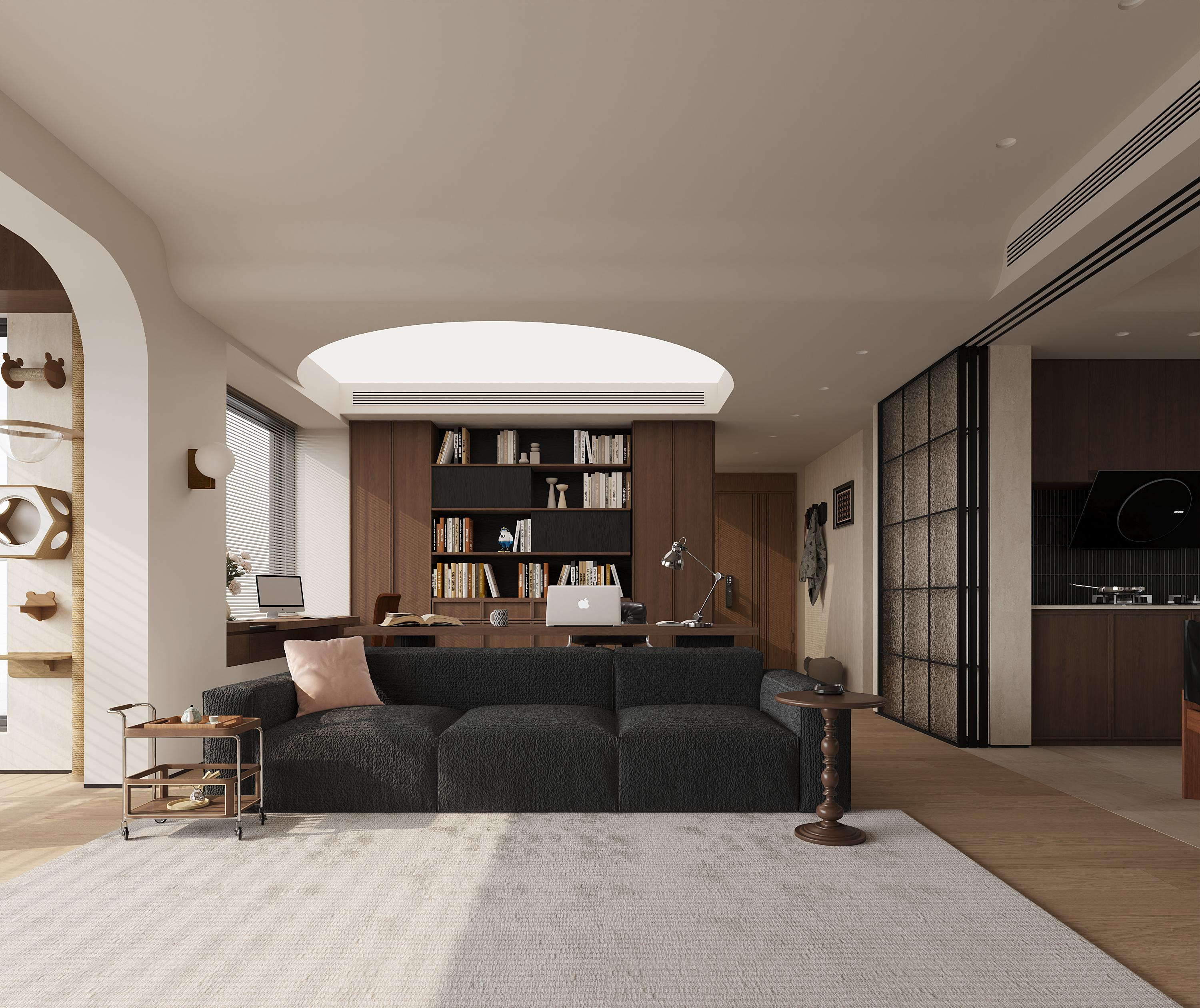 广州万科城市之光-中古风样板房设计-5