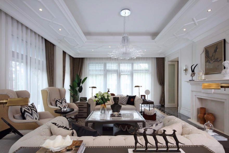 苏州中粮同里湖花园联排别墅样板房 桂睿诗建筑设计-1