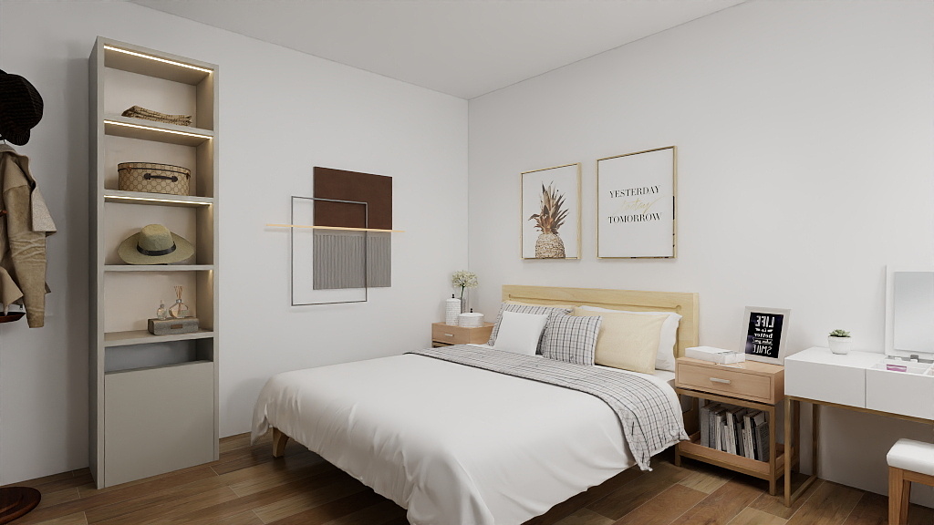 现代风全屋效果图-8