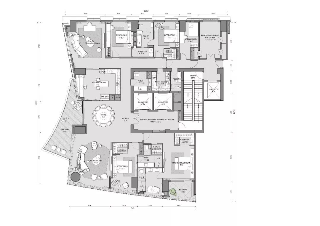 绍兴源盛·云锦中心大平层样板间-86