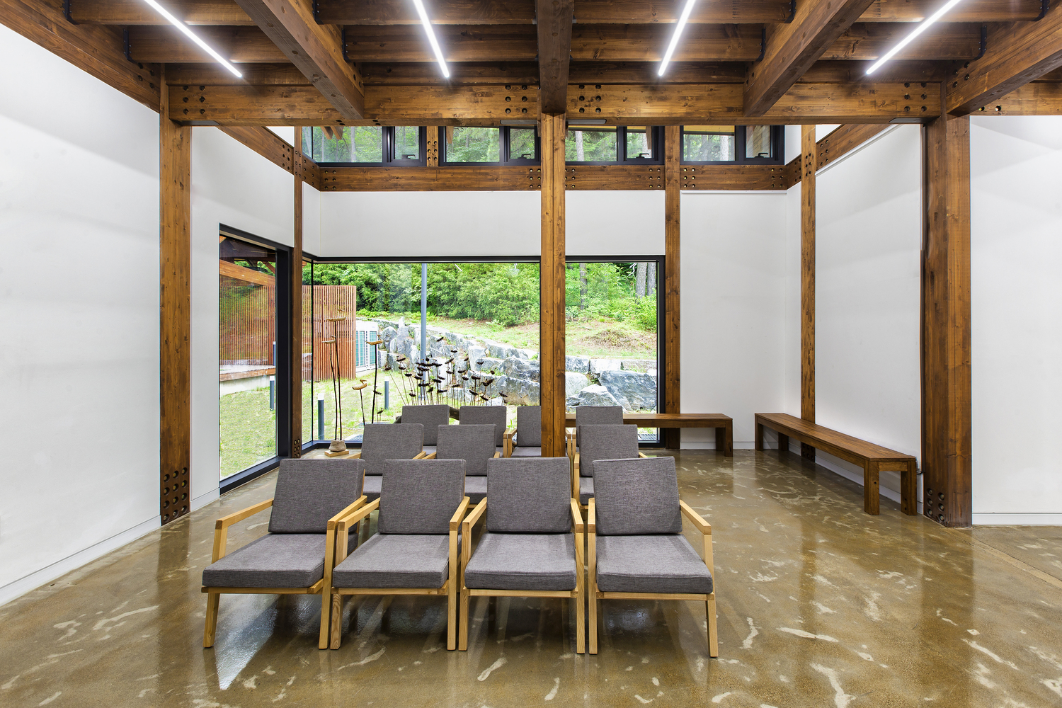 韩国首尔国立大学 Gwanak Arboretum 教育管理楼设计丨TAAL Architects-18