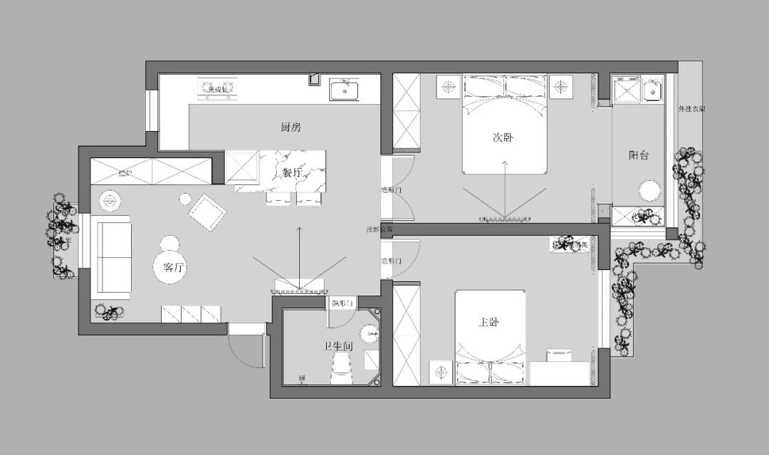 苏州 77 平米老房翻新,变身时尚多功能空间-29