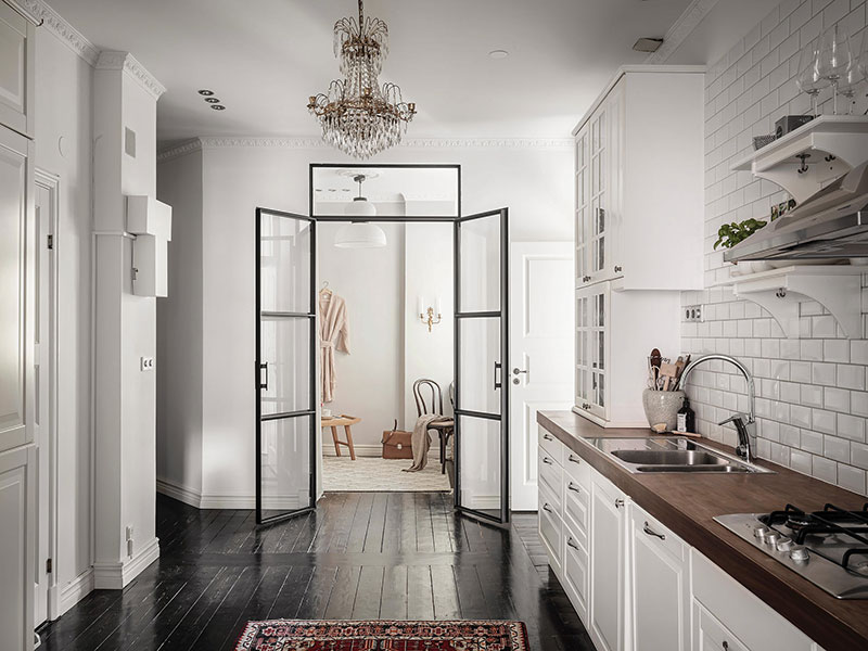 瑞典 73 平米优雅黑白公寓，设计灵感来自经典元素-10