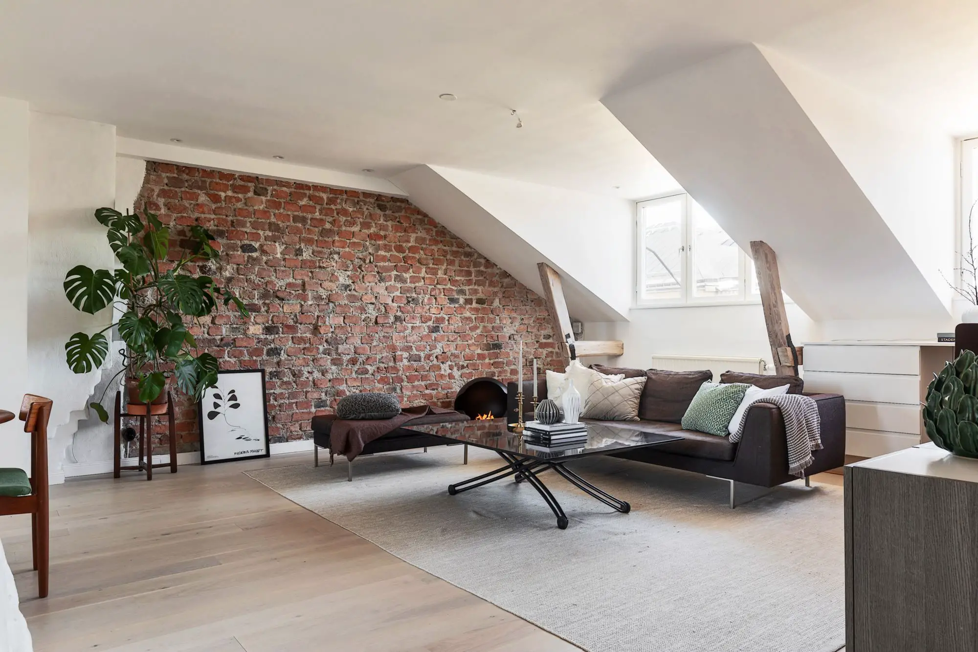 瑞典绿色陶土风格阁楼设计-3