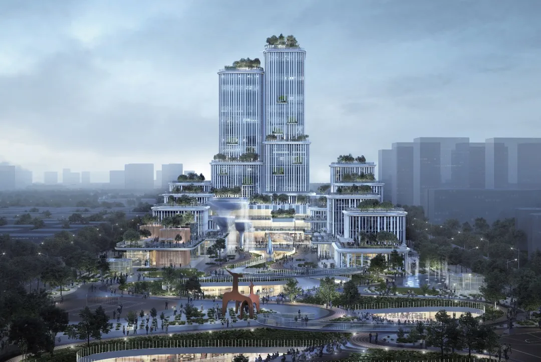 黄岩立体山水城市综合体丨千城建筑-3