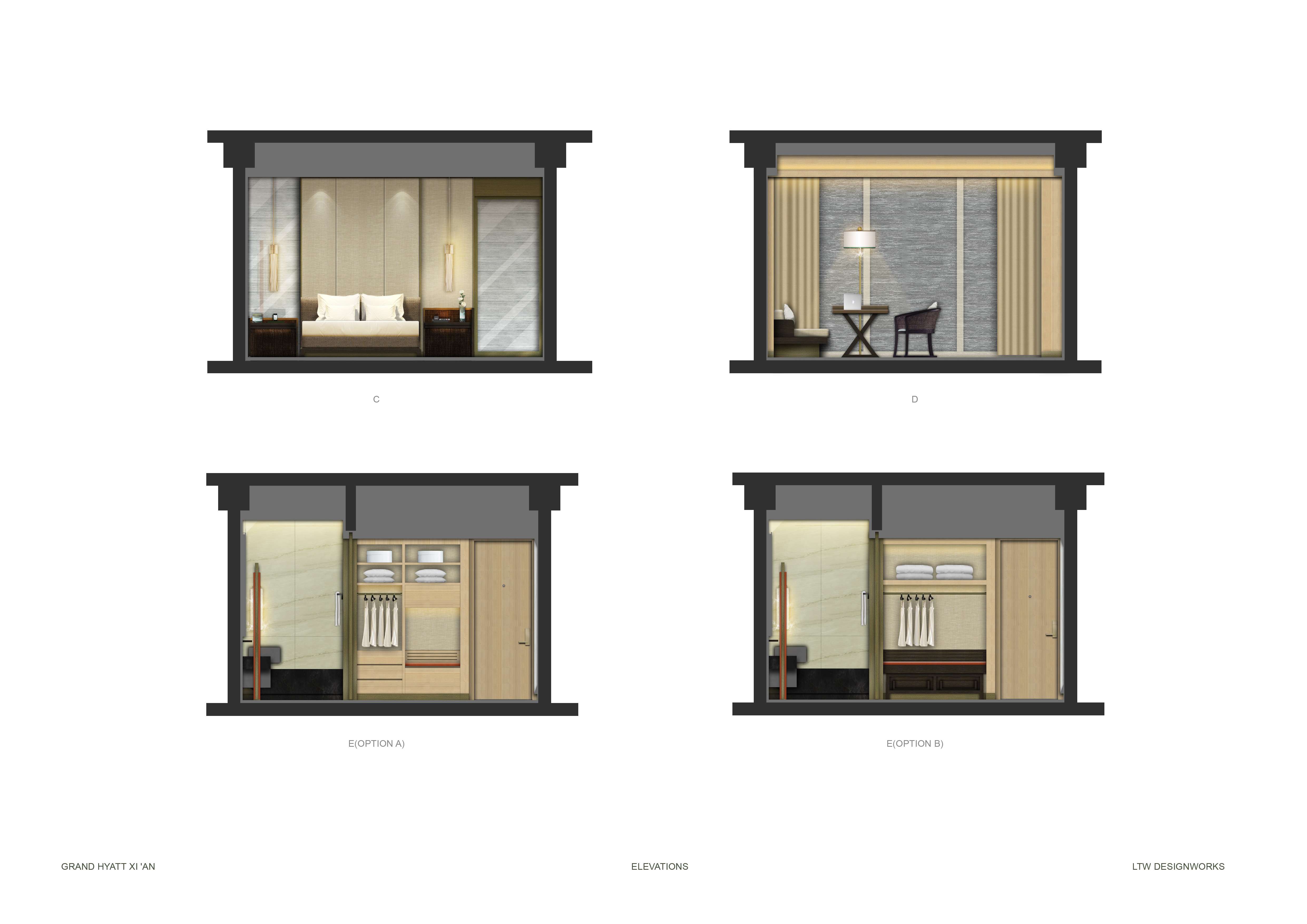 LTW  西安君悦酒店客房方案10 27P 95M-2
