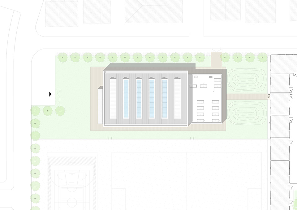 Ostiglia学校体育馆丨意大利丨Archiplan Studio-46