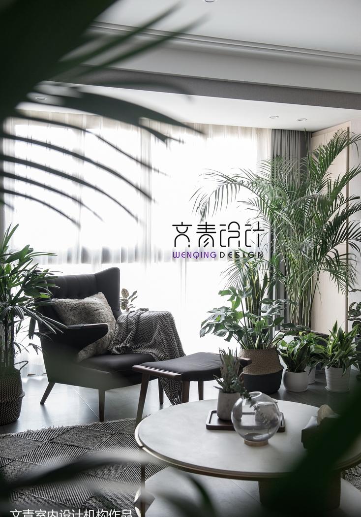 高级北欧风 175 平米摄影师家 | 绿色植物与黑白灰的完美融合-31