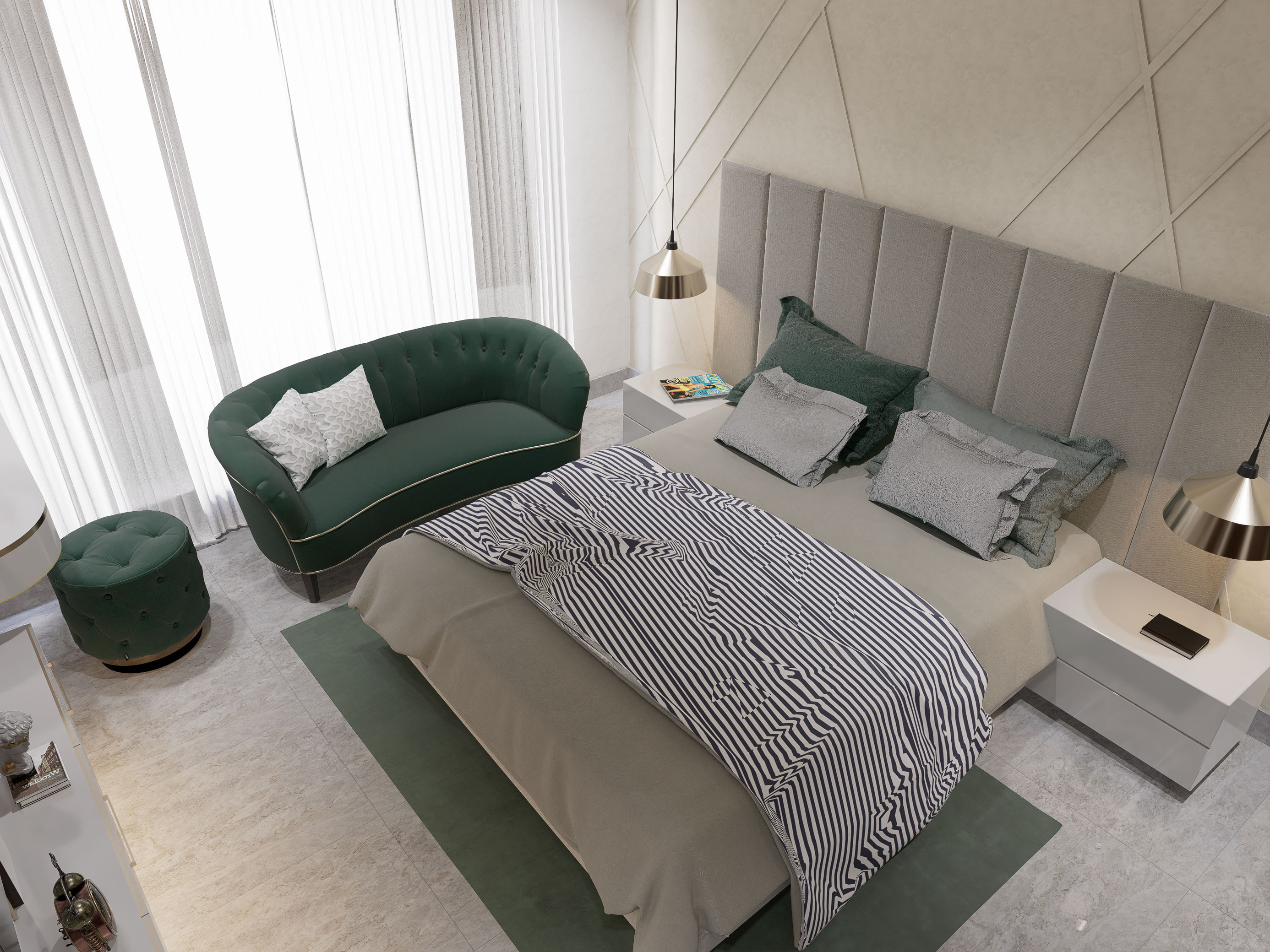 Bedroom Interior Rendering-4