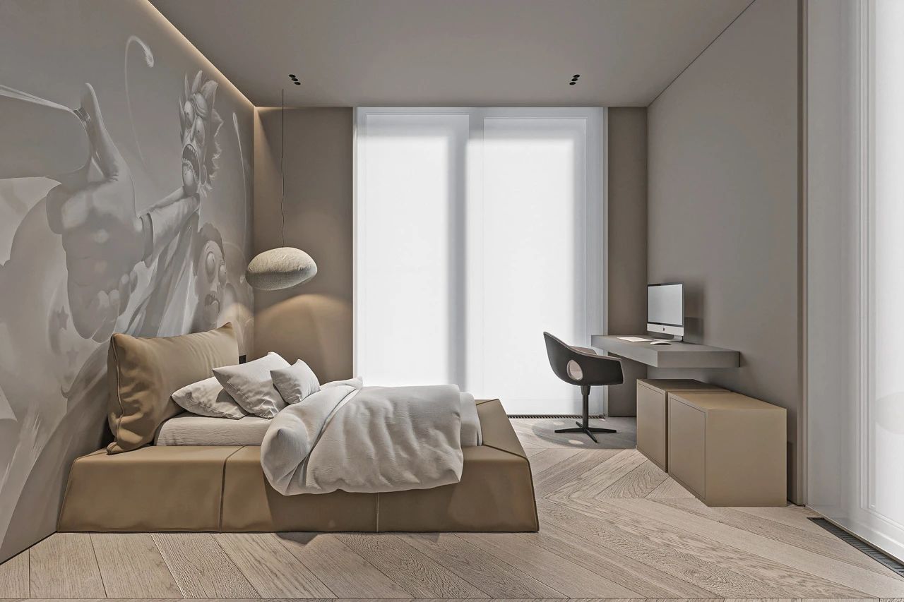 Ivan Honcharenko 打造 100㎡高级灰空间，简约而细腻-76