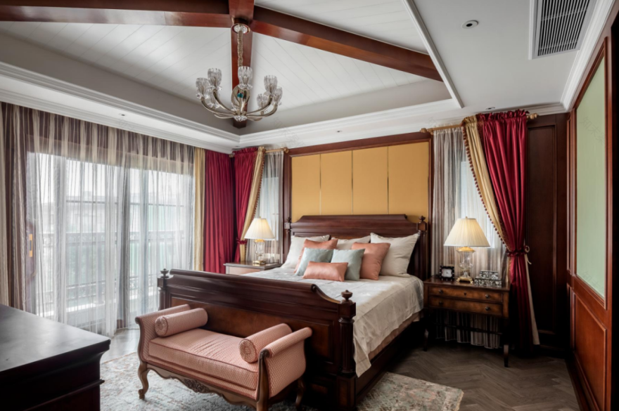 新江与城·天琅 300㎡美式经典时尚轻奢住宅丨美克美家-38