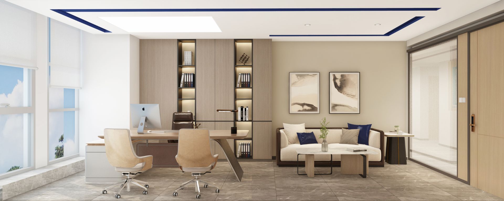 京哲律所办公室设计丨中国北京丨北京中本建筑装饰工程有限公司-7