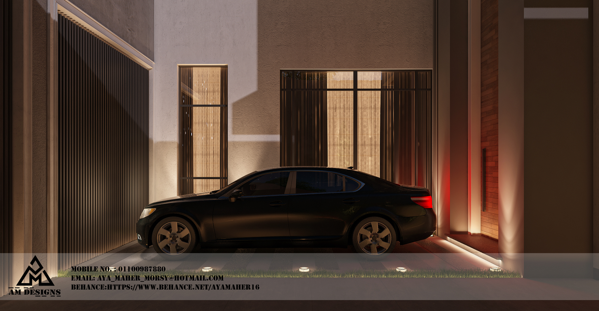 夜间景观别墅设计丨沙特阿拉伯丨ReDesign Studio-7