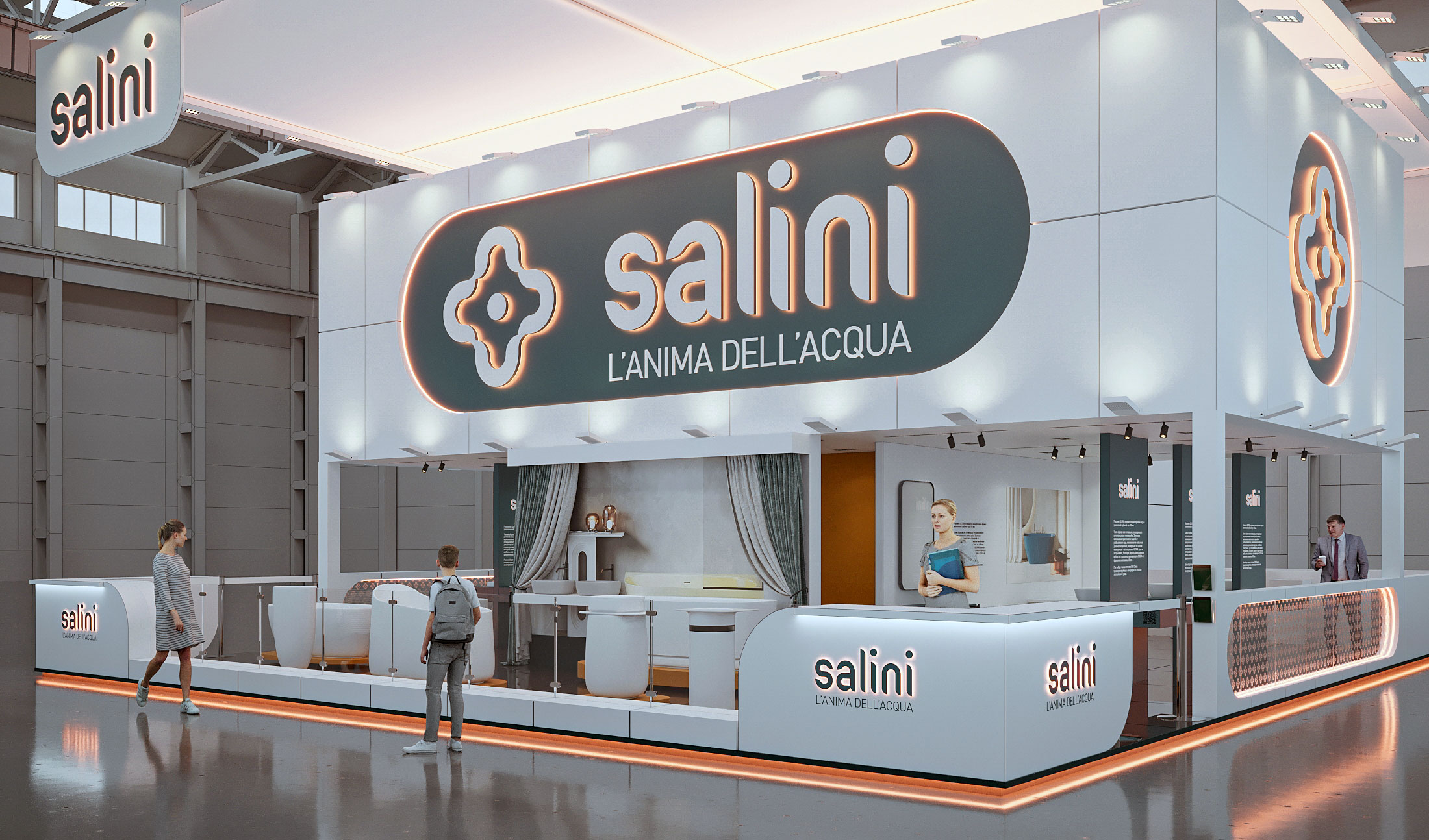 exhibition stand for the company SALINI-2