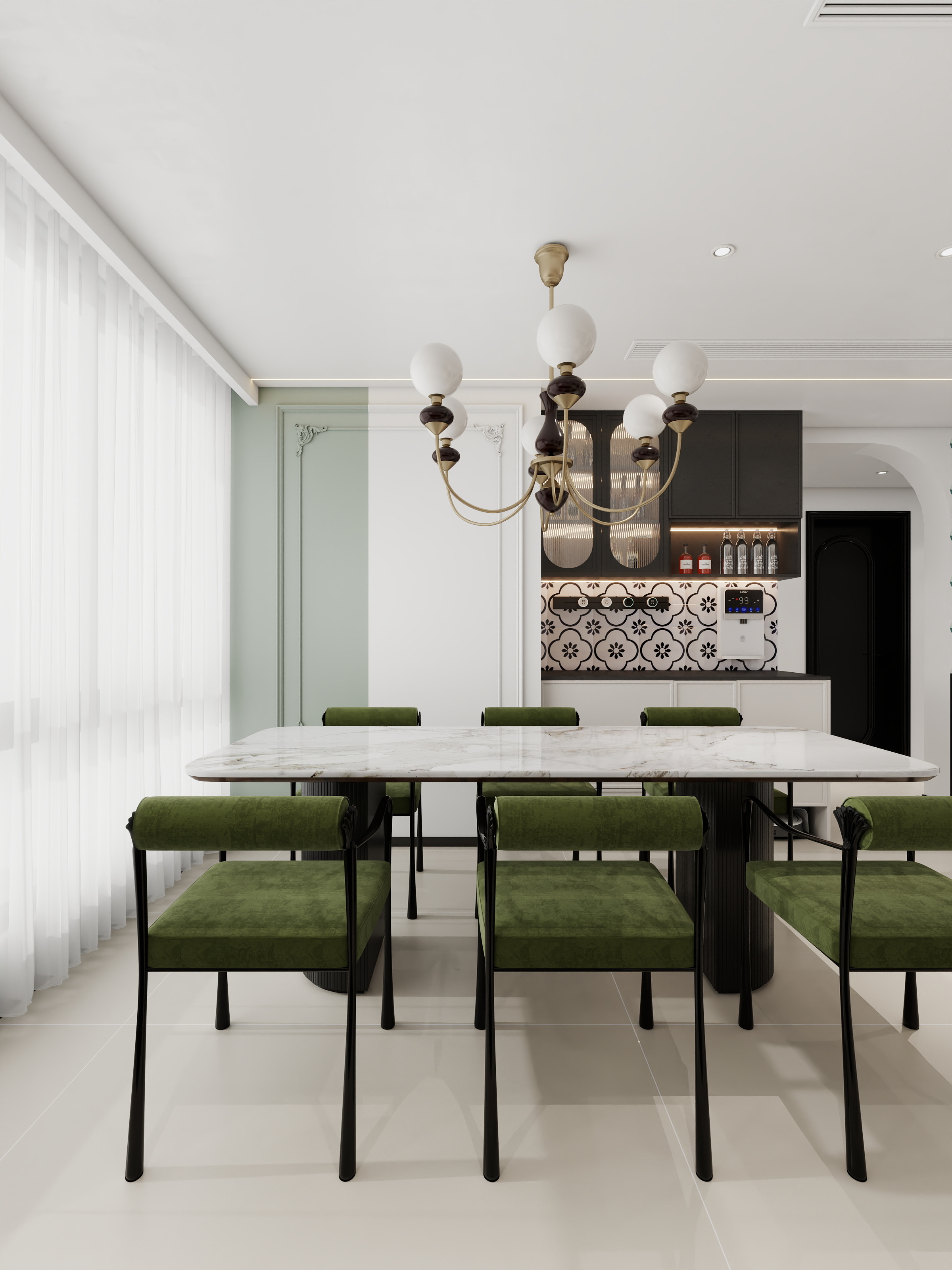 四川成都澳洲湾（225平方简约法式四居室）-13