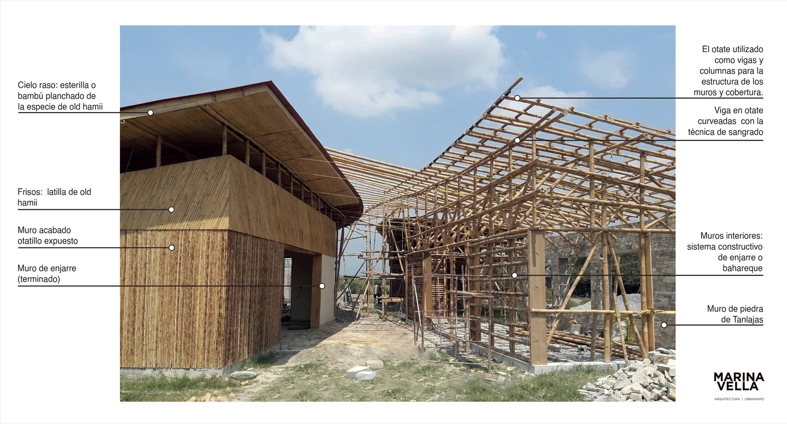 墨西哥竹构诗意栖息地丨Marina Vella Arquitectura-44