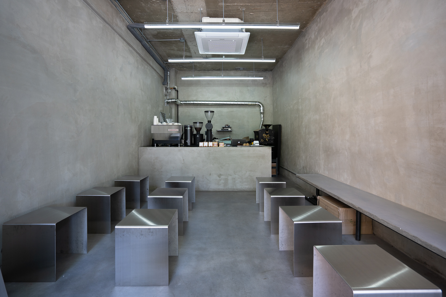 10 坪咖啡厅的现代简约设计-3