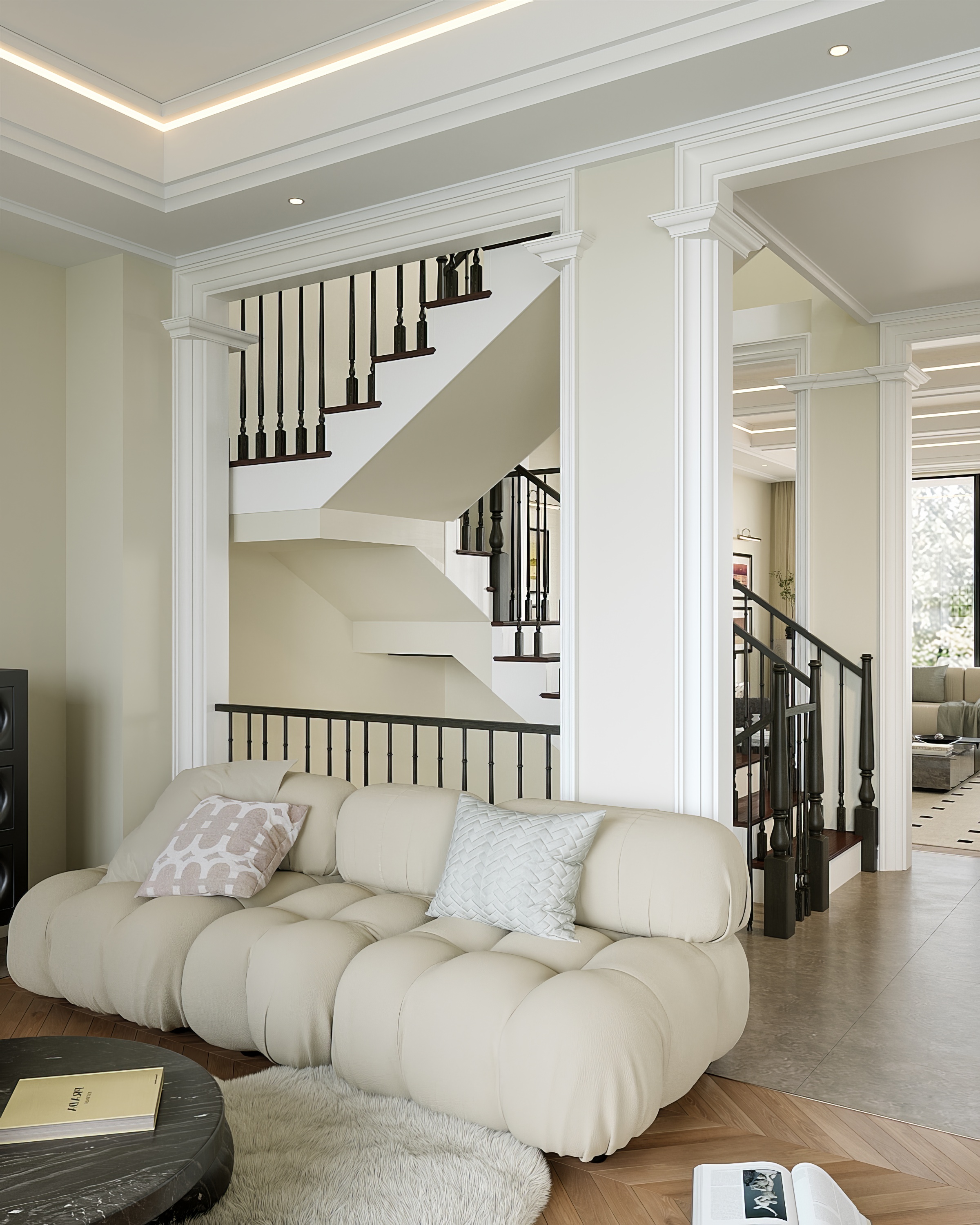 清馨美式客厅-6