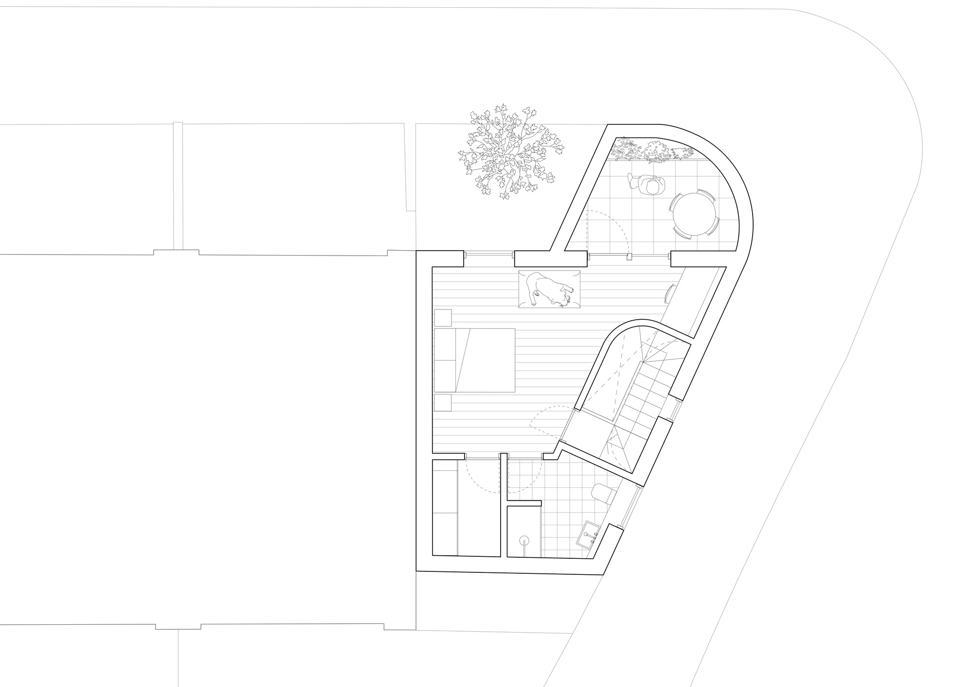 润达大厦（注：Runda可音译为润达，House常见可译为大厦，具体需结合实际情况，若Runda有特定含义，可能需调整） 丨英国丨Nikjoo Architects,Flawk-27