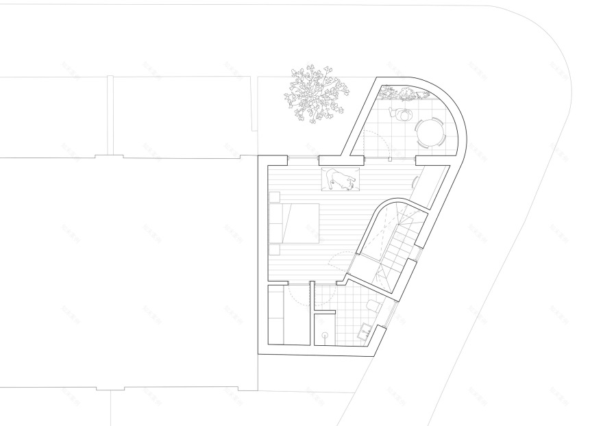 润达大厦(注:Runda可音译为润达,House常见可译为大厦,具体需结合实际情况,若Runda有特定含义,可能需调整) 丨英国丨Nikjoo Architects,Flawk-27