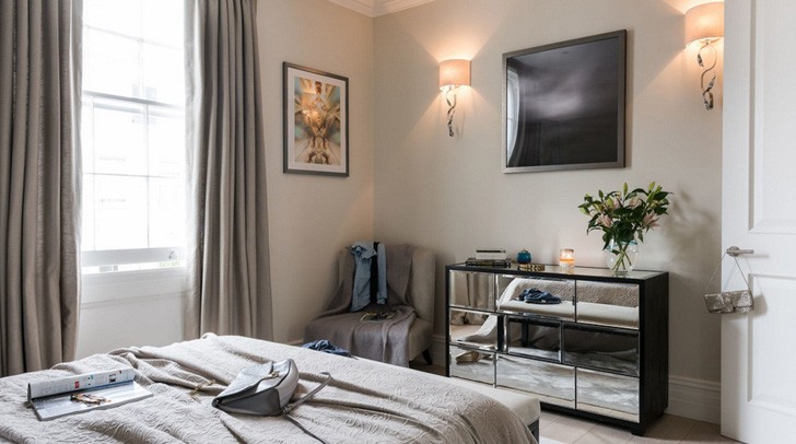 伦敦一居室公寓的斯堪的纳维亚风格混搭-15