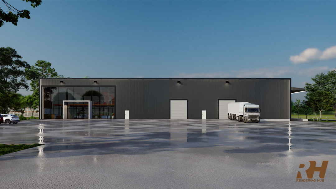 仓库设计与 3D 渲染-10