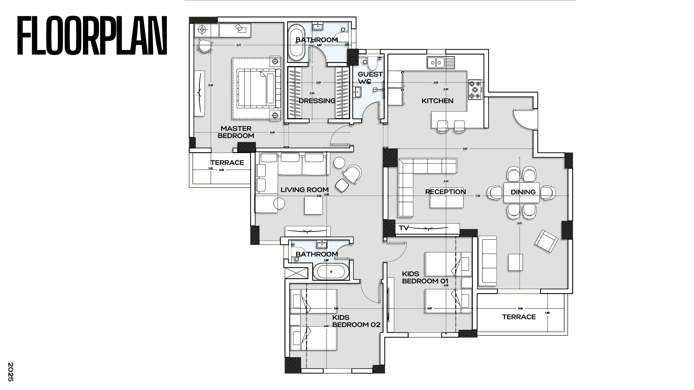 柔和简约公寓内饰丨埃及丨Freelance-4