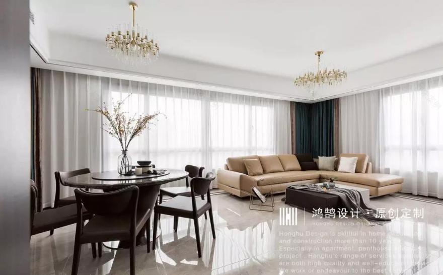 武汉鸿鹄装饰设计 | 现代简约风格,营造舒适生活空间-4
