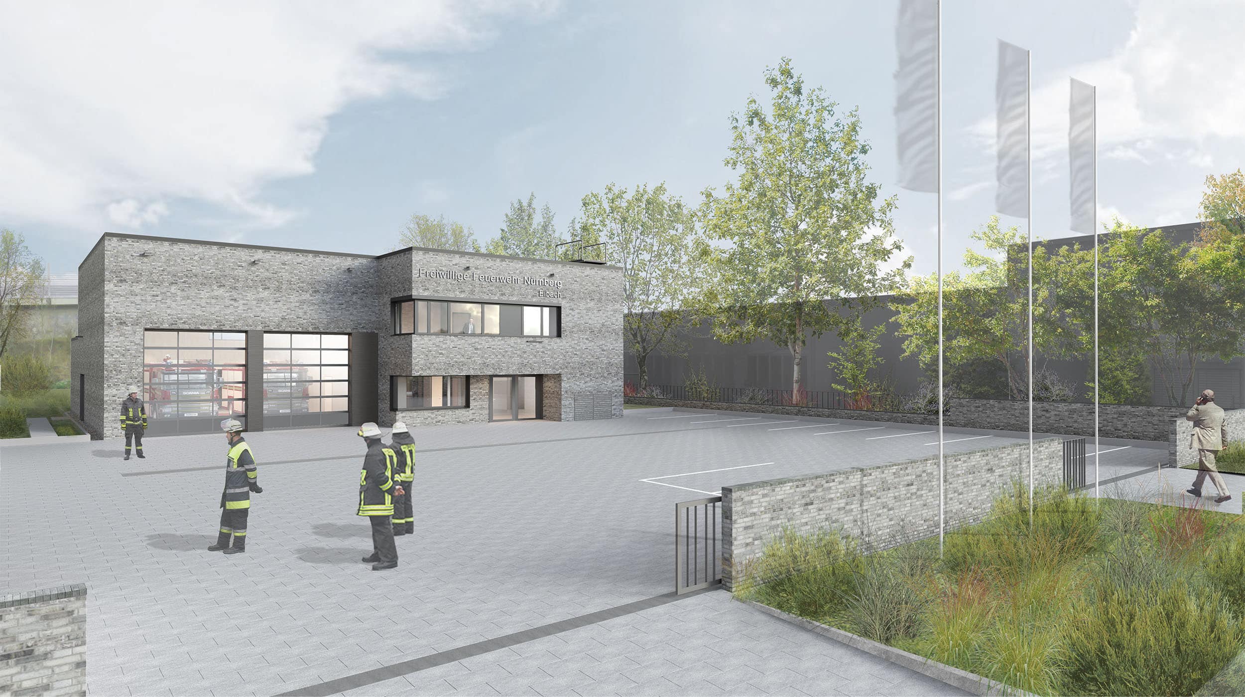 Nürnberg消防站建筑设计(纽伦堡消防站)丨德国纽伦堡丨KÖLLING ARCHITEKTEN BDA-8