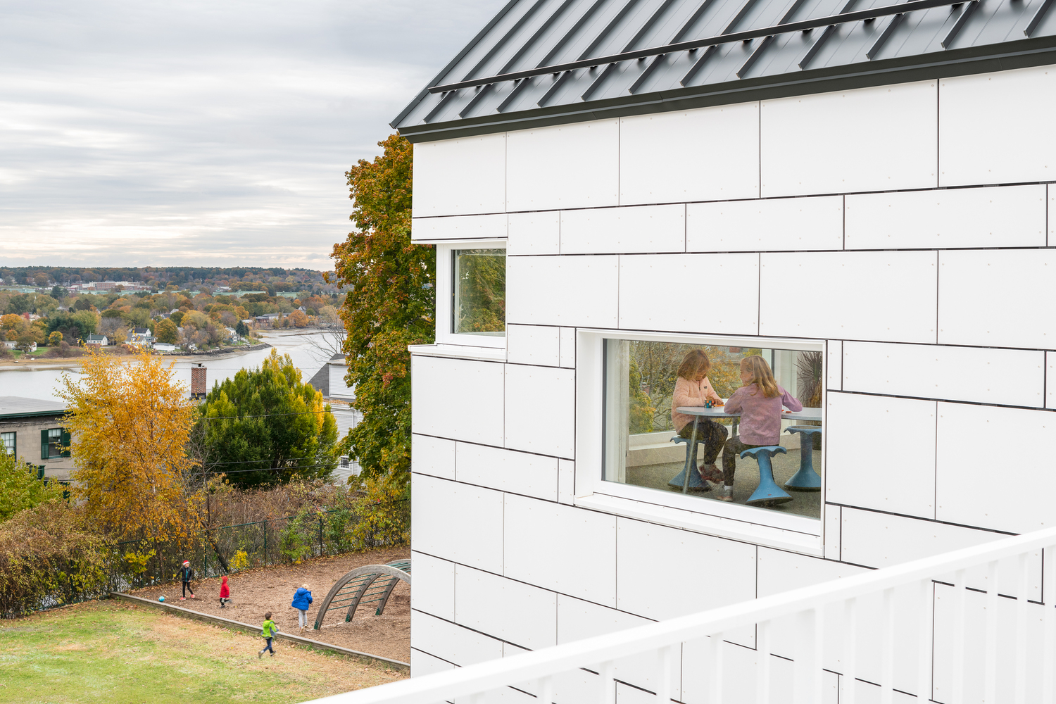 美国韦恩弗利特中学丨美国波特兰丨Simons Architects-17