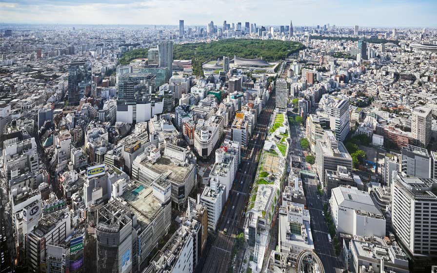 MIYASHITA PARK | 都市計画・マスタープラン | Projects | NIKKEN SEKKEI LTD-0